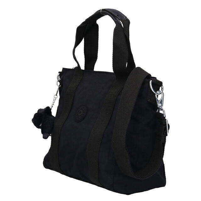 キプリング トートバッグ レディース ブランド Kipling アッセーニ ミニ ミニトートバッグ ロゴ ワンポイント 無地 2WAY KI7149-P39 Black Noir 黒