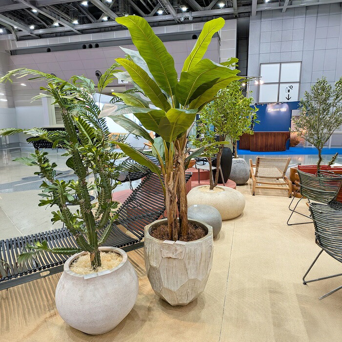 観葉植物 造花 バナナ BROWN 全高約180cm 大型 フェイクグリーン 高級 本物そっくり リアル おしゃれ インテリア 人工観葉植物 アーティフィシャルグリーン 南国 リゾート オフィス 店舗 ホテル 開店祝い 室内 リビング 玄関 風水 バナナの木