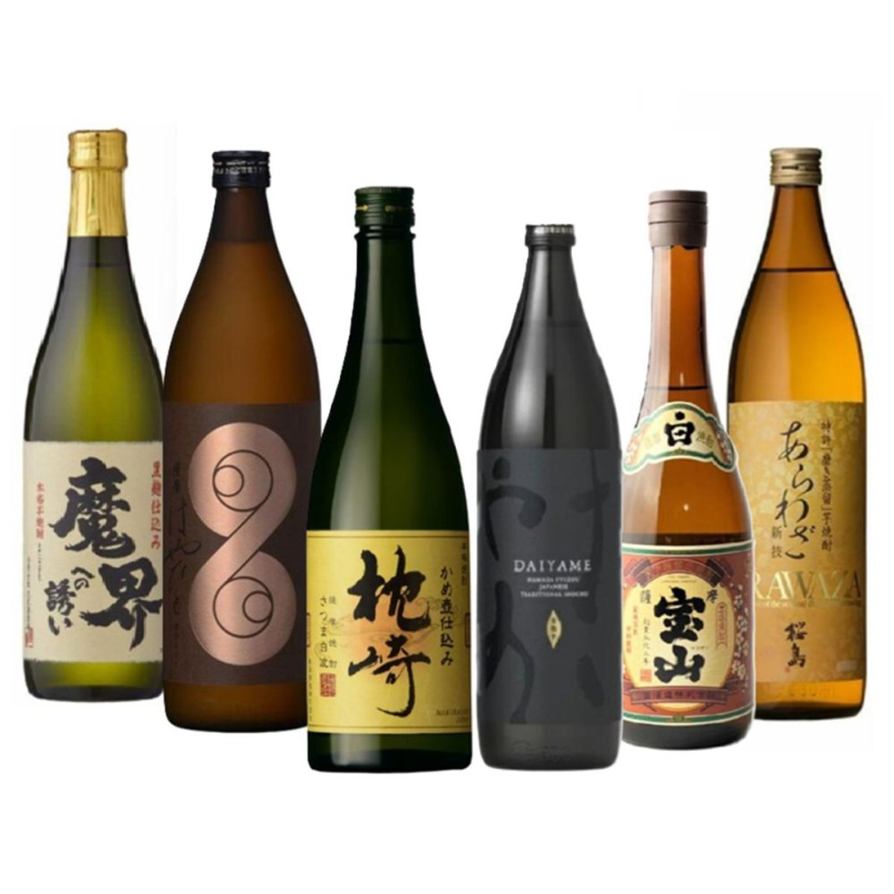 敬老の日【送料無料】【金賞受賞酒のみ! 至高の芋焼酎 6本セット 720ml・900ml】  送料無料（北海道・沖縄除く）  ラッピング 熨斗
