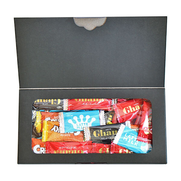 プチギフト お菓子 送料無料 【選べるメッセージシール】ロッテ 人気チョコレート 4種詰め合わせ プチギフト メール便 ミニギフト(omtmb9722tz)【プチギフト かわいい 個包装 お菓子 感謝 退職 お礼 お配り 転勤 異動 プレゼント 誕生日 お祝】