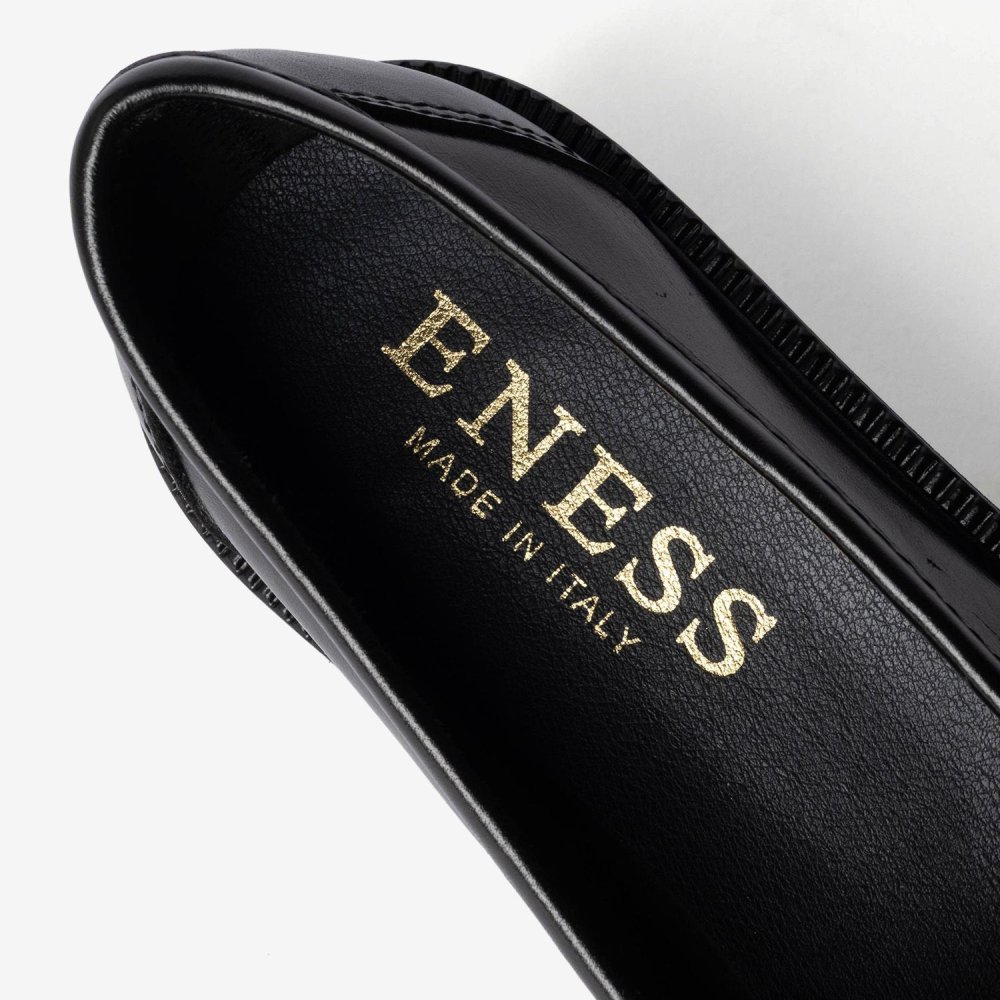 【正規品】 エネス ENESS KILT TASSEL LOAFERS キルト タッセル ST-4820 ローファー レザー レディース シューズ