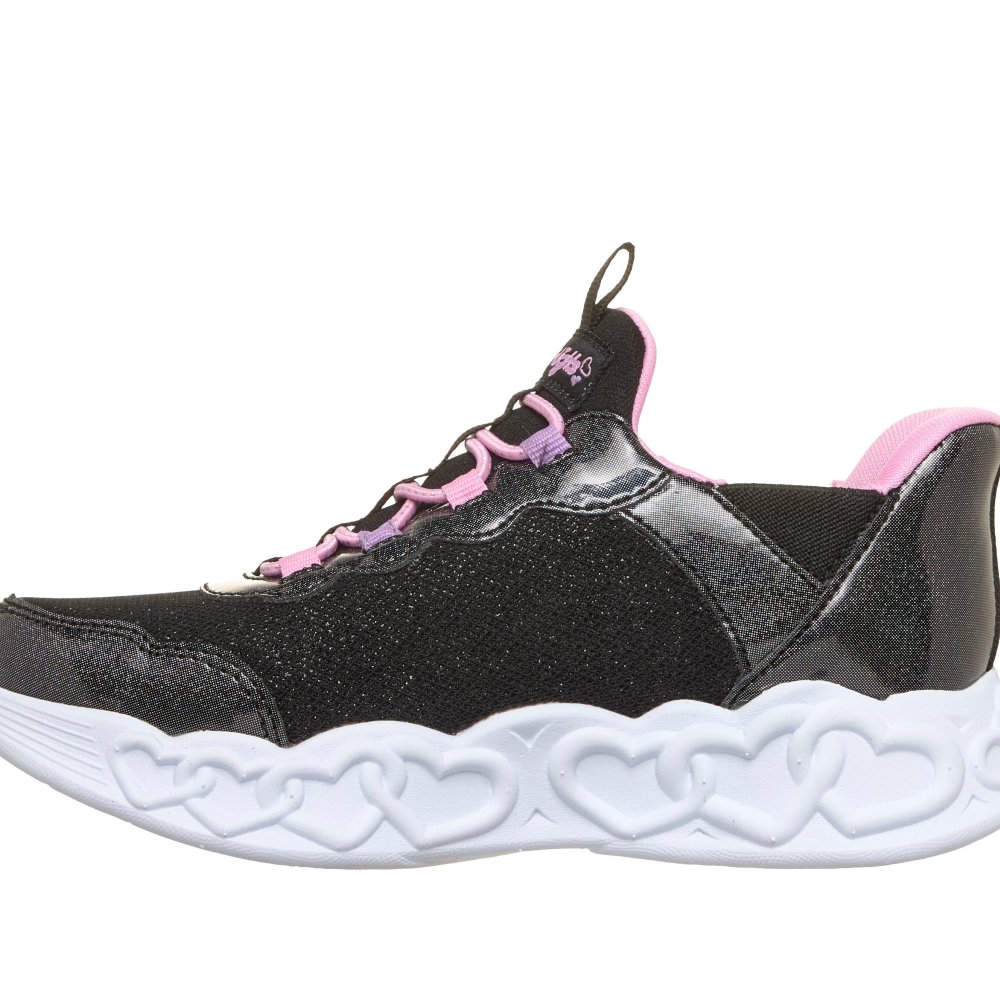 スケッチャーズ 光る靴 女の子 スリップインズ キッズ スニーカー スリッポン SKECHERS Slip-ins インフィニット ハート ライツ スパークル ハート ノーマル幅 303735L