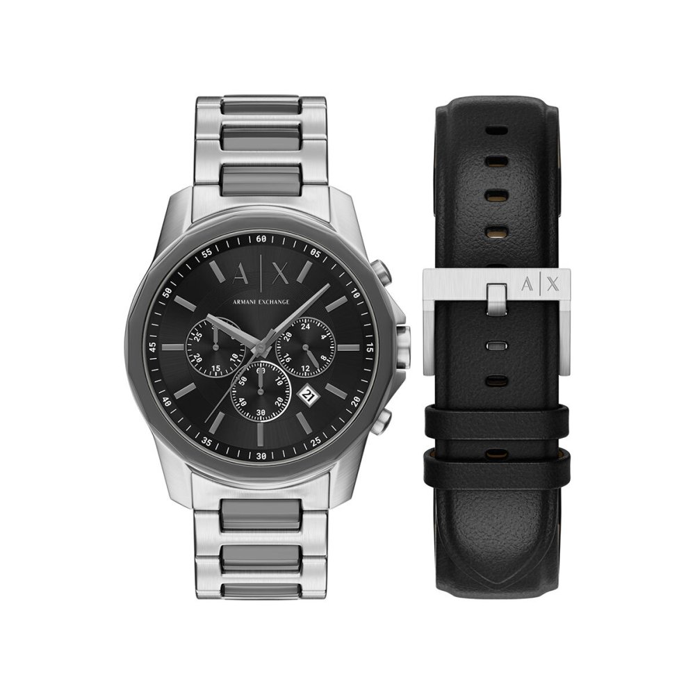 A|X アルマーニ エクスチェンジ ARMANI EXCHANGE 腕時計 メンズ クロノグラフ ステンレス AX7181SET【2026 新作】