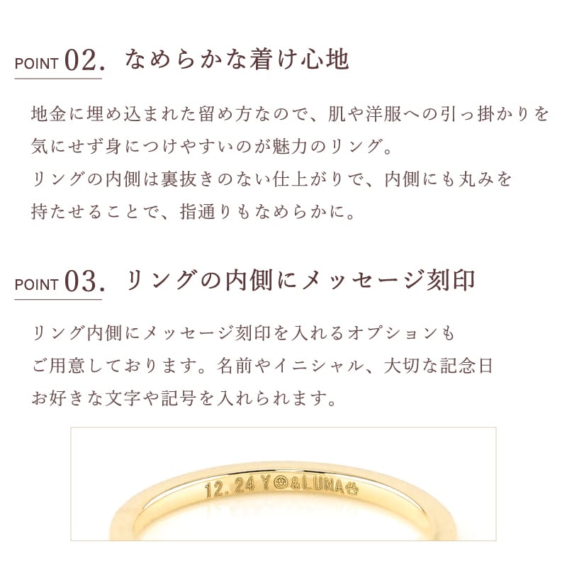 セミ オーダーメイド リング 誕生石 1.5mm 5石 Ties K10 K18 10K 18K 10金 18金 プラチナ 女性 レディース 誕生日 記念日 プレゼント ギフト 誕生日プレゼント ファミリーリング 刻印 名入れ 20代 30代 40代 妻 彼女 天然石 ダイヤモンド ルビー ゴールド ピンクゴールド イエローゴールド 選べる アクセサリー アレルギー対応 金属アレルギー