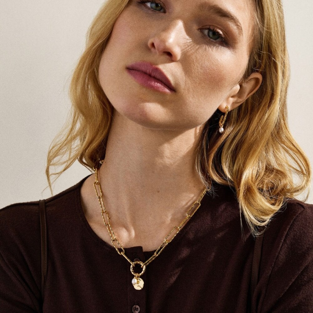 スカーゲン SKAGEN Agnethe Pearl アクセサリー ネックレス ゴールドトーン レディース SKJ5024710