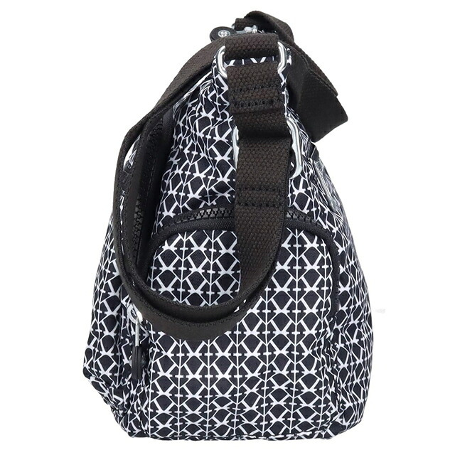 キプリング ショルダーバッグ レディース ブランド Kipling ギャビー S ロゴ ワンポイント 総柄 KI3759-DD2 Signature Print 黒