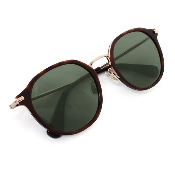 マックスマーラ サングラス MAX MARA MM0147-K/S 52A 54 サングラス ノーズパット MM0147K-52A-54 ハバナ グリーン ユニセックス