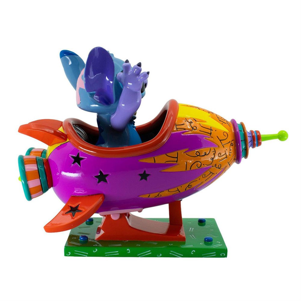 ロメロ ブリット Romero Britto ディズニー バイ ブリット Disney by Britto スティッチ ロケット シップ 置物 フィギュア 人形 6019019 リロアンドスティッチ インテリア