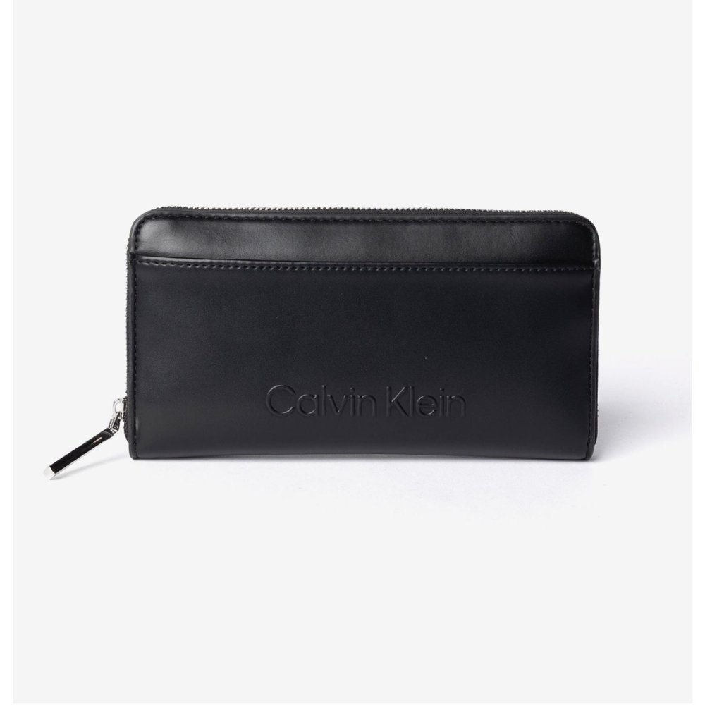 カルバンクライン Calvin Klein EMBOSSED LOGO LARGE ZIP AROUND エンボスロゴ ラージ ジップウォレット K60K612952 長財布 レディース 財布