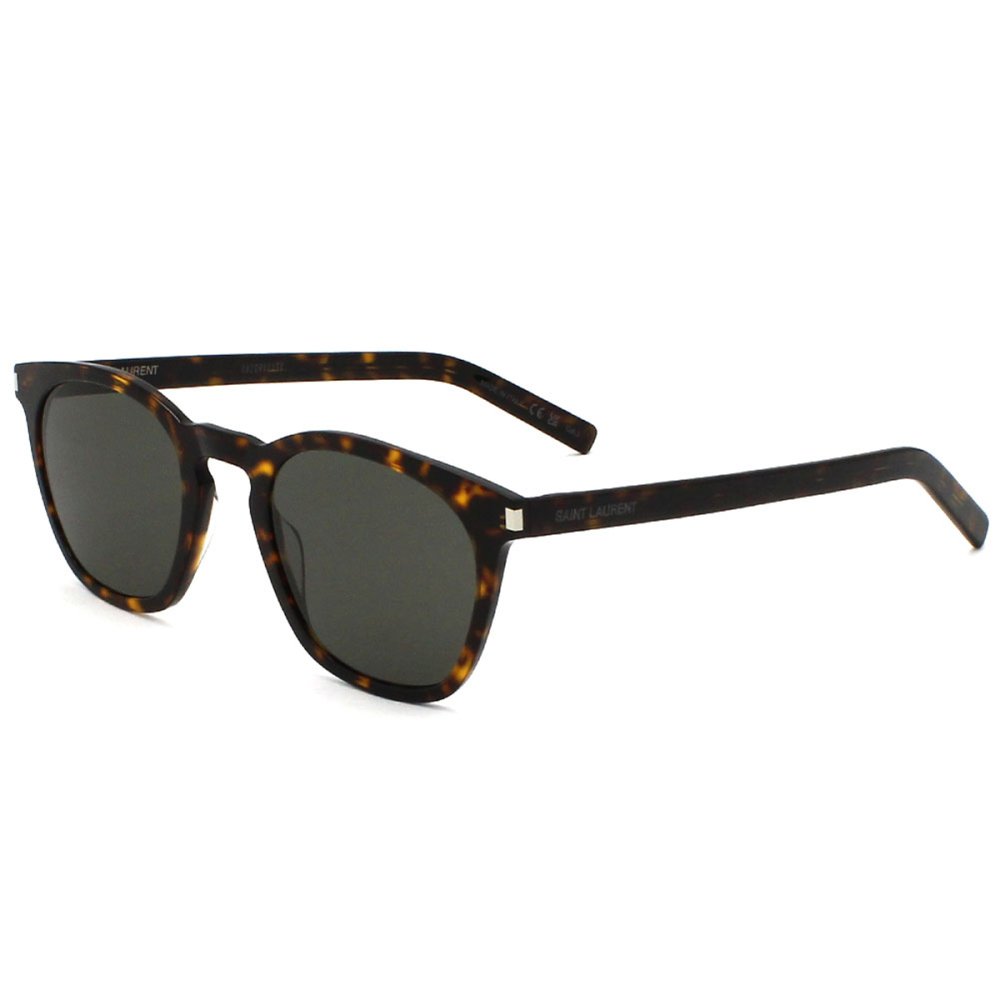 サンローラン Saint Laurent サングラス グローバルフィット UVカット ウェリントン アイウェア SL 28 SLIM-002 メンズ レディース ユニセックス ハバナ+グレー 国内正規品