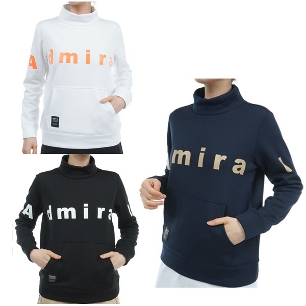 アドミラル ゴルフ レディース ロゴ モックネック スウェット ADMIRAL GOLF ADLA477 秋冬モデル お誕生日祝い お祝い 記念品 30代 40代 50代 60代 母の日 お母さん 還暦祝い 敬老の日 彼女 人気プレゼント プレゼント