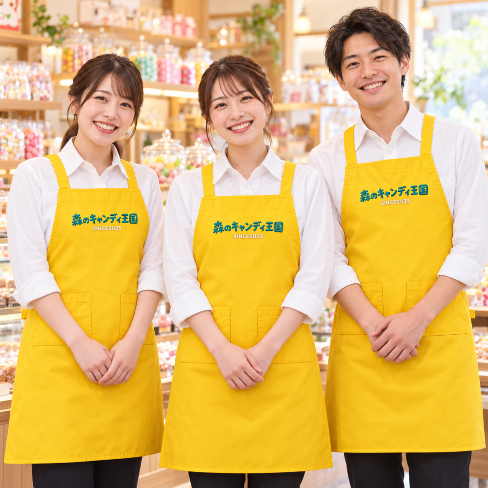 卒業 退職 名入れ ギフト CXX オリジナル刺繍エプロン 男女兼用 フリーサイズ / プレゼント ギフト 退職 記念 誕生日 長寿 祝い 刺繍 制服 ユニフォーム