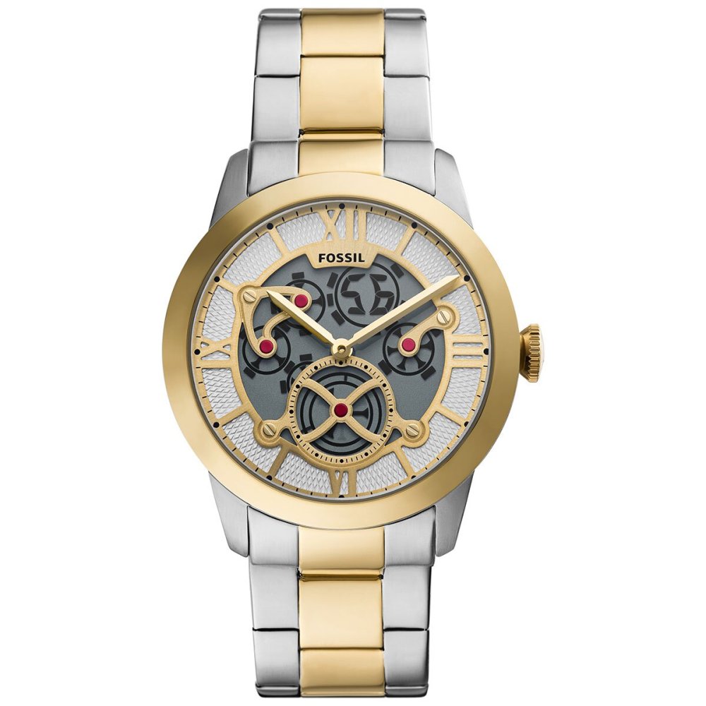 フォッシル FOSSIL 腕時計 メンズ TOWNSMAN アニメーション デジアナ ツートーン ステンレススチールウォッチ FS6193【2026 新作】