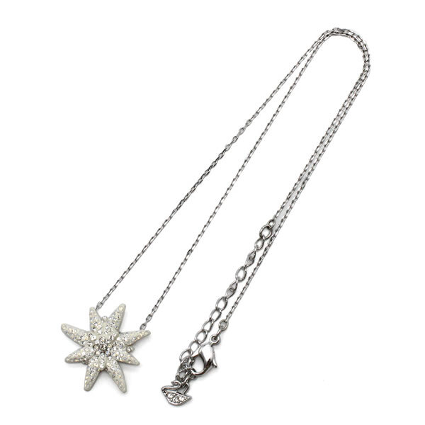 SWAROVSKI スワロフスキー ネックレス 5534887 Edelweiss アクセサリー シルバー ホワイト レディース