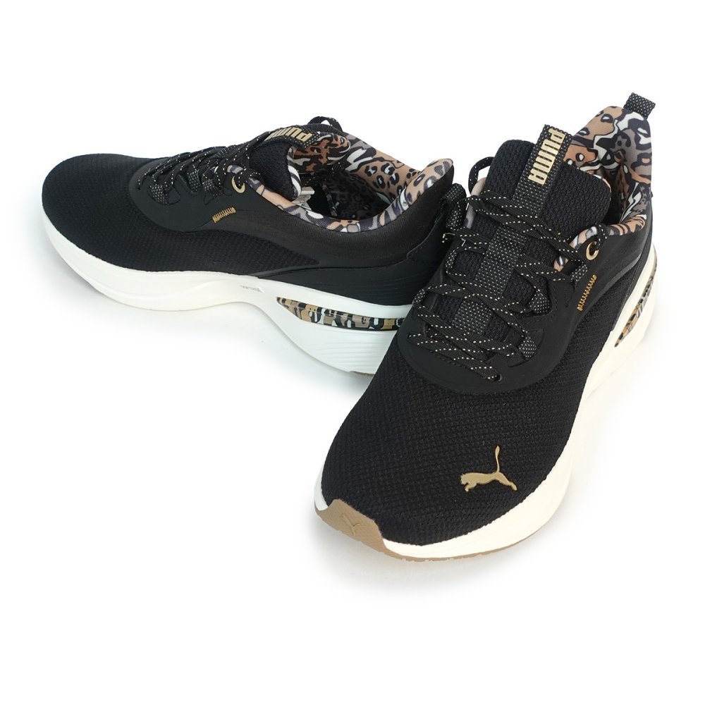 プーマ  PUMA  レディース スニーカー ソフトライドチャームアニマルウィメンズ 313963 01 プーマブラック/ソフトトープ SOFTRIDE CHARM ANIMAL WNS
