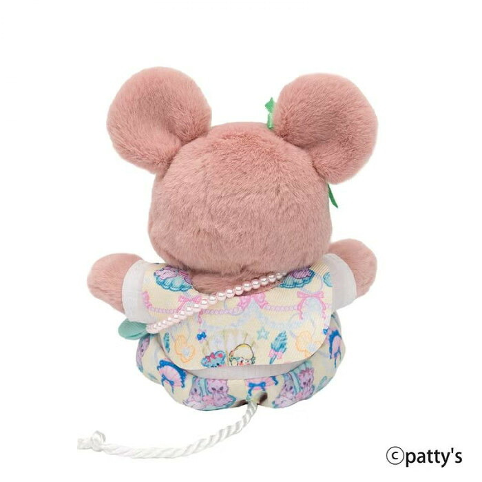 SWIMMER レトロぬいぐるみ Qピッピ ミニサイズ 吉徳 コラボ ぬいぐるみ マスコット 専用ポーチ付き かわいい レトロ雑貨 インテリア 人形 プレゼント ギフト おもちゃ