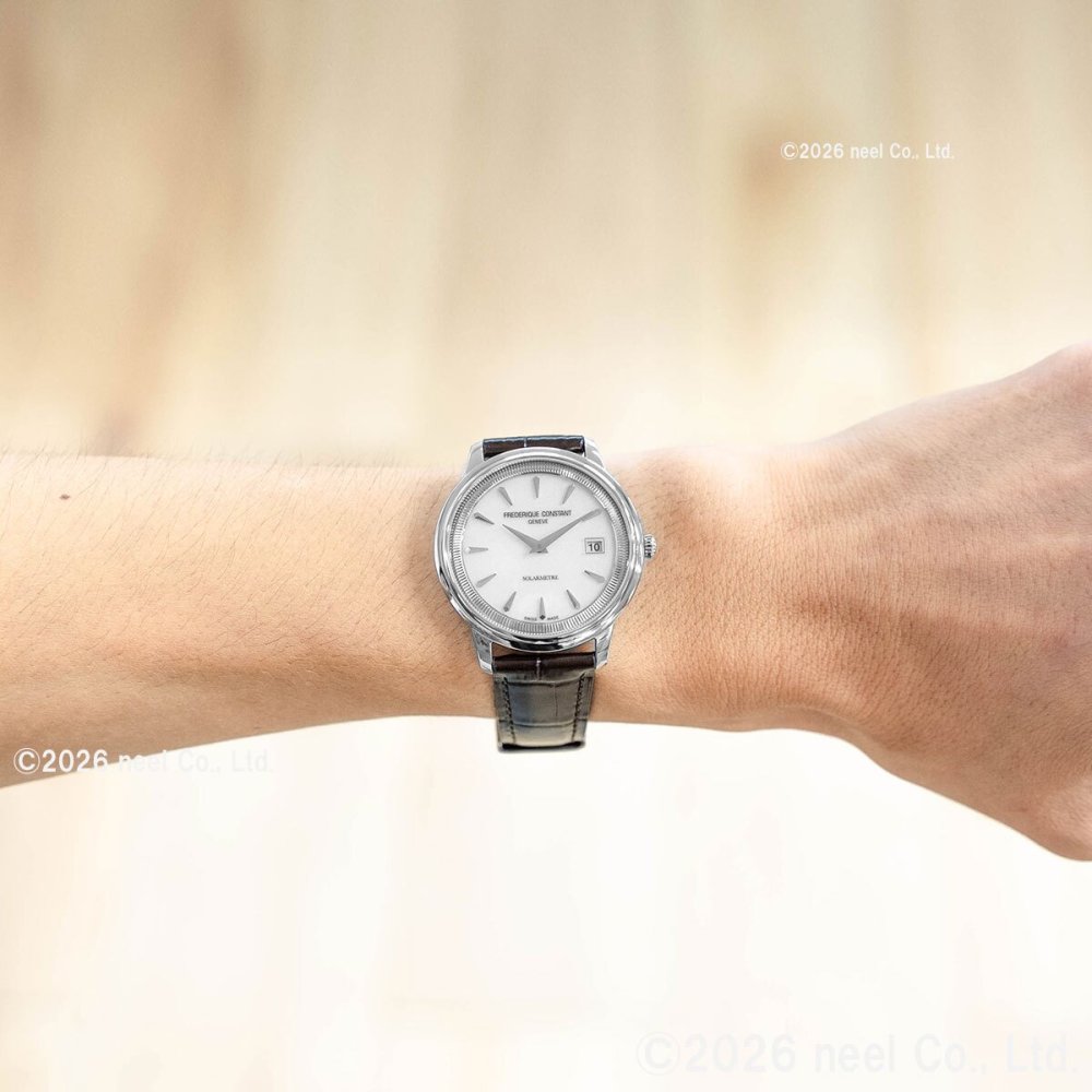 フレデリック・コンスタント FREDERIQUE CONSTANT クラシック モネータ ソーラーメーター FC-120W3S6 腕時計 メンズ