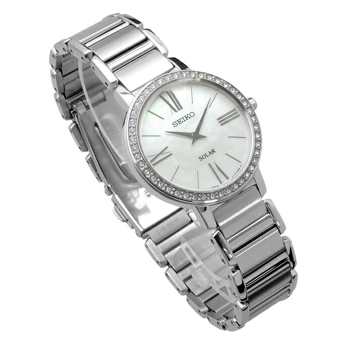 SEIKO 腕時計 セイコー 時計 ウォッチ ソーラークォーツ ビジネス カジュアル レディース SUP431P1 海外モデル [並行輸入品]