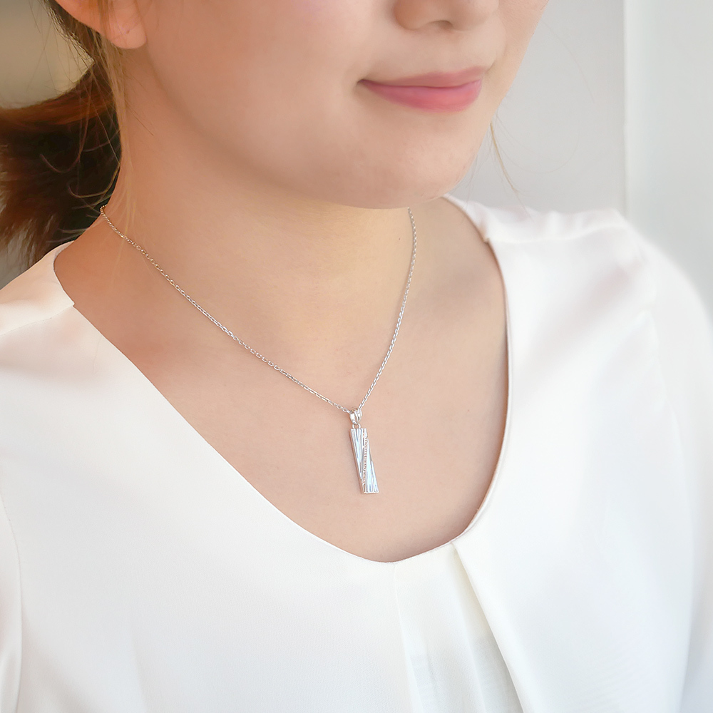 LOVERS SCENE ネックレス レディース ネックレス シルバー LSP0081PKRM-40 ネックレス プレート メッセージ ネックレス 誕生日 プレゼント ギフト 記念日 女性 誕生日プレゼント プレゼント 誕生日プレゼント 彼女 妻 おすすめ プレゼント 人気 ブランド 秋アクセ　秋ジュエリー ご褒美ジュエリー 彼女 ネックレス ギフト バースデー ギフト 記念日