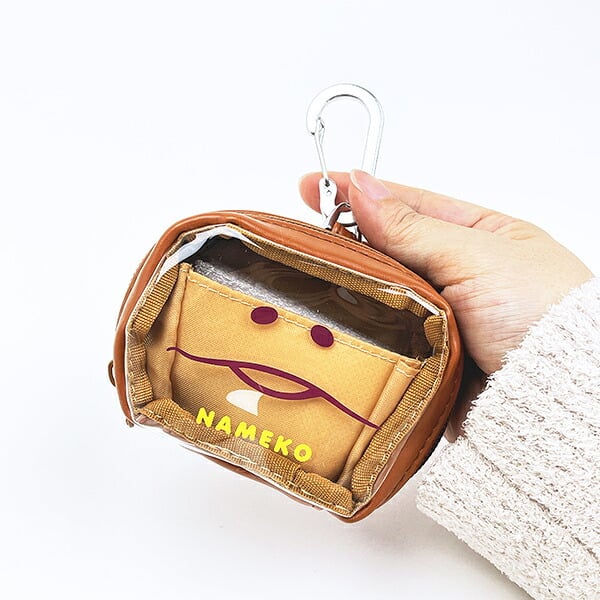 おさわり探偵 なめこ栽培キット なめこ クリアミニポーチ