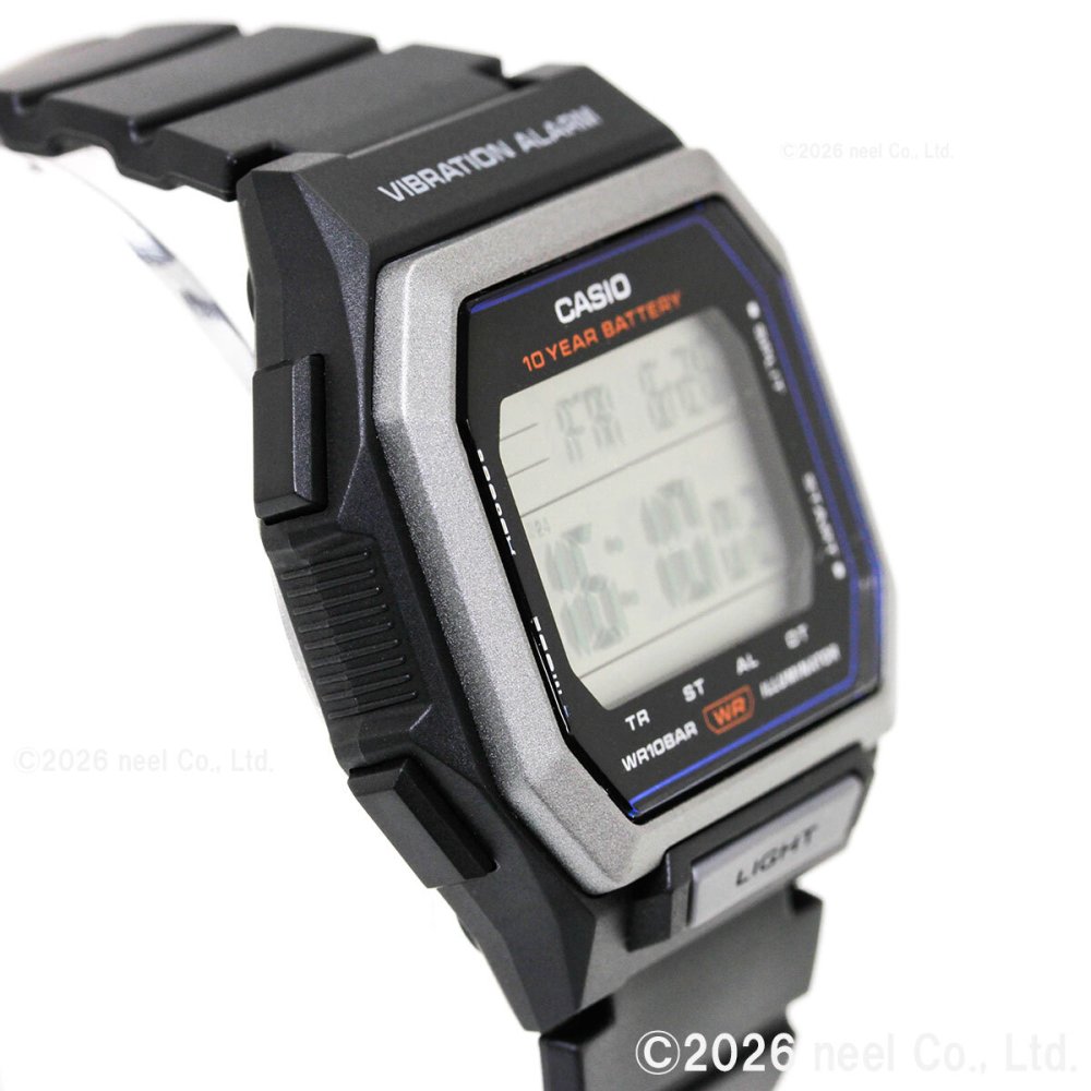 カシオ コレクション CASIO Collection デジタル 腕時計 W-738H-1AJF ブラック【2026 新作】
