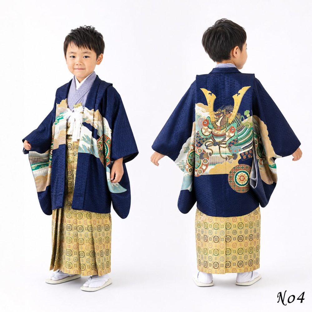 七五三 着物 男の子 5歳 袴 PO-112 購入 販売 鷹兜松 鷹 兜 男児 753 羽織袴 羽織 袴セット 男の子袴 セット 和装 レトロ 龍 子供 五歳 5才 お正月 ボーイズ