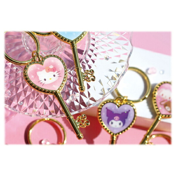 サンリオキャラクターズ ジュエルキーコレクション 全8種 コンプリートBOX キーホルダー Sanrio 送料込み