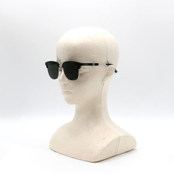 GUCCI サングラス グッチ GG1499SK-004 サングラス アジアンフィット シルバー グリーン メンズ レディース ユニセックス