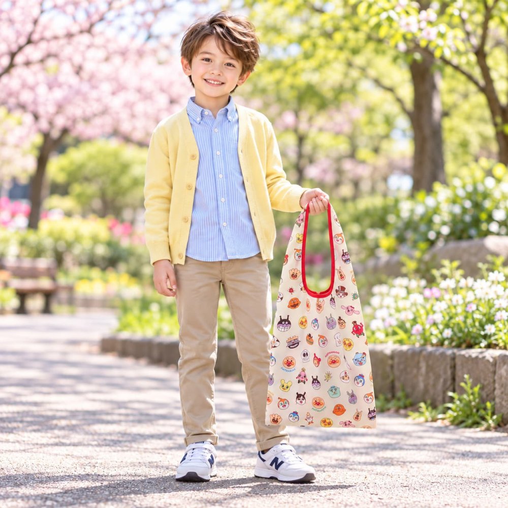 アンパンマン エコバッグ かばん ユニセックス 男女兼用 キッズ 男の子 女の子