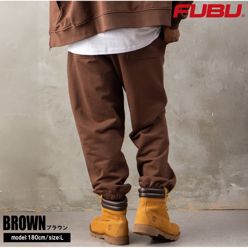 FUBU フブ スウェットパンツ メンズ レディース fam-62506 イージーパンツ ジョガーパンツ ロゴ 刺繍 ワッペン ルーズシルエット 裏毛 スエット ストリート ヒップホップ ダンス カジュアル ボトムス M L XL XXL 2026FW Karlas