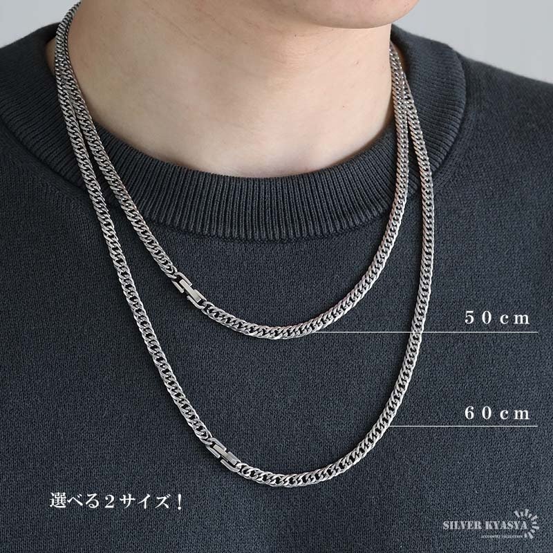 ステンレス ロケットネックレス HIPHOP ダブル喜平チェーンネックレス ロケットペンダント 写真 記念 思い出 50cm 60cm ゴールドネックレス 18KGP シルバー 聖ベネディクト 6面カット メンズ 男性 金属アレルギー対応