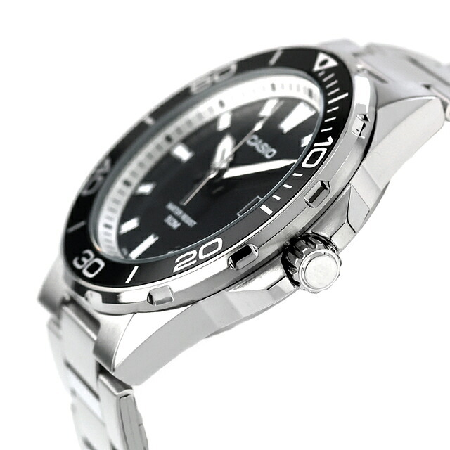 カシオ チープカシオ CASIO スタンダード クォーツ 電池式 MTD-145D-1AV 海外モデル メンズ チプカシ 腕時計 ブランド アナログ ブラック 黒