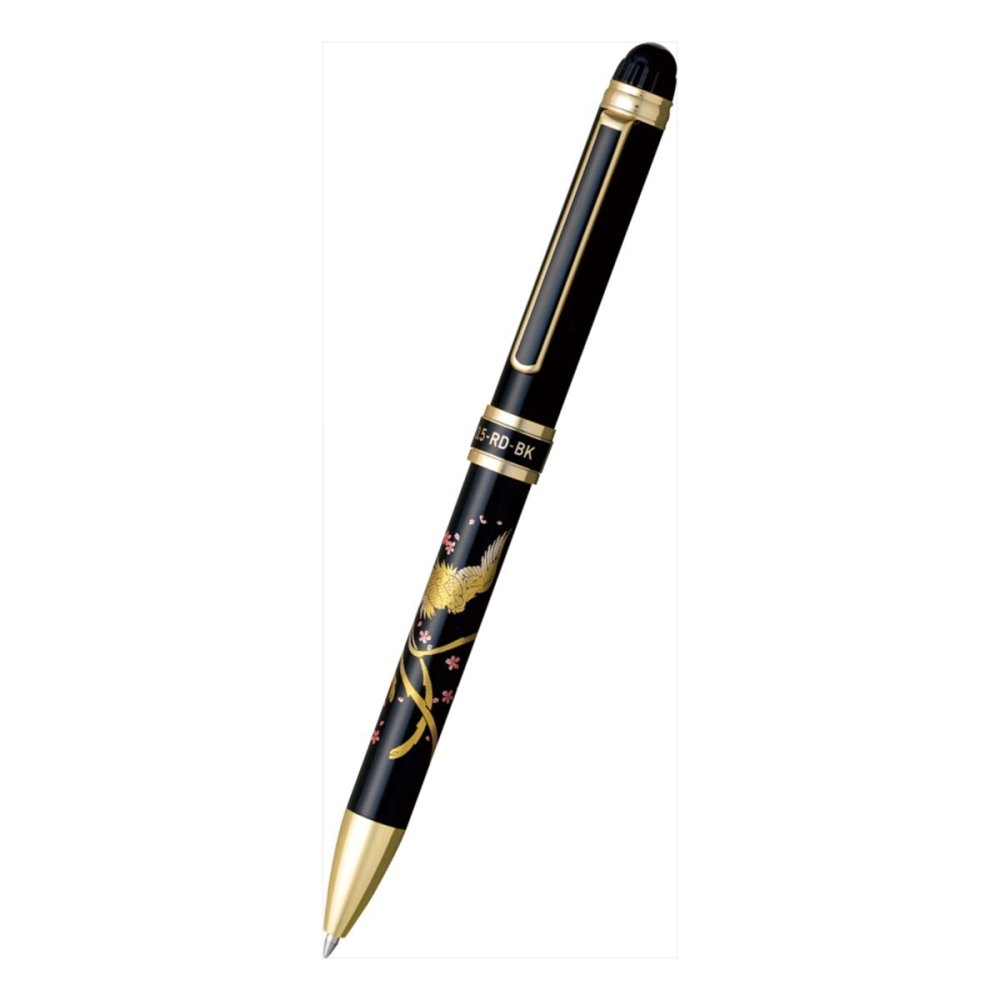 プラチナ ダブルアクション近代蒔絵 多機能ペン ホウオウ ボールペン シャープペン 文具 筆記具【北海道・沖縄県・離島 配送不可】