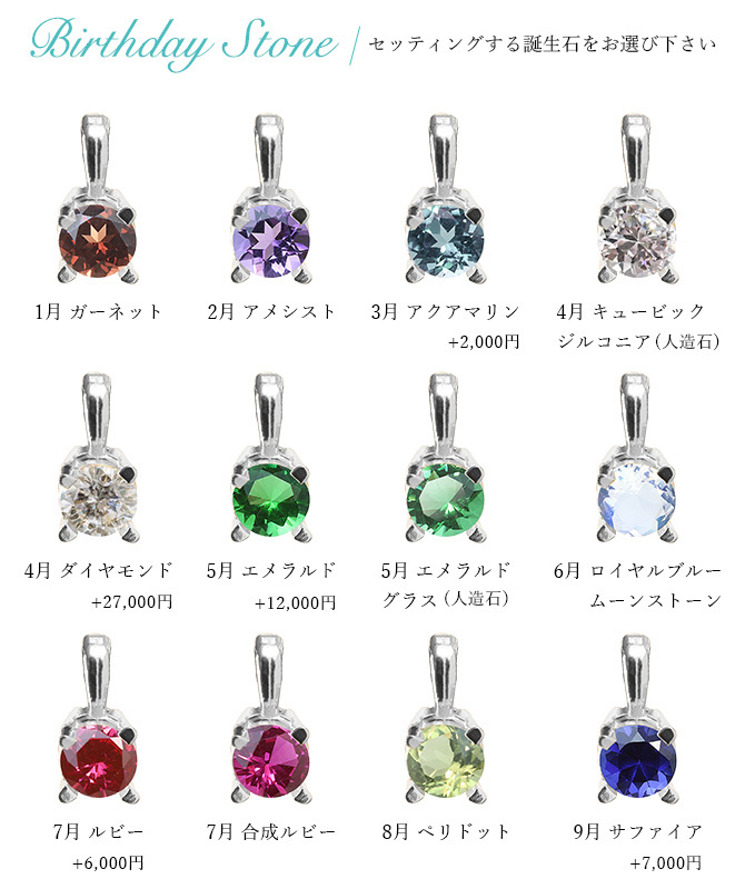 選べる誕生石 ネックレスプラチナ ネックレス 一粒 PT950 プラチナ950 白金 チェーン 長さ選べる 40cm 45cm 50cm ギフトラッピング可能 シンプル 華奢 上品 Rapture アイリス 彼女 妻 女性 レディース 誕生日 プレゼント ハロウィン 【品番：CG-RSP-29051PT】