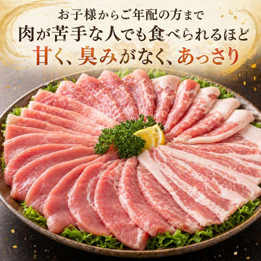 【宮崎・都城産】栗で育てた「くりぷ豚」ヘルシー焼肉セット たっぷり 2.0kg 豚肉