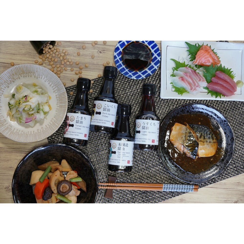 飛騨高山 角一 飛騨醤油 ミニボトル 詰め合わせ ギフト 4種入 醤油 セット 濃口醤油 淡口醤油 卓上サイズ