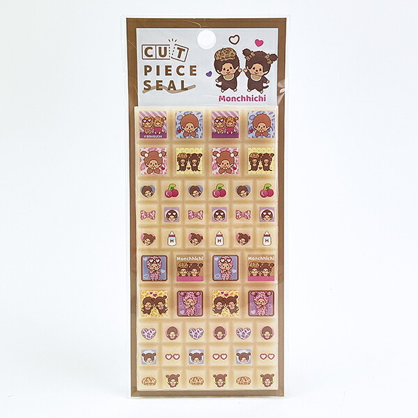 モンチッチ カットピースシール (レオパード) 文具