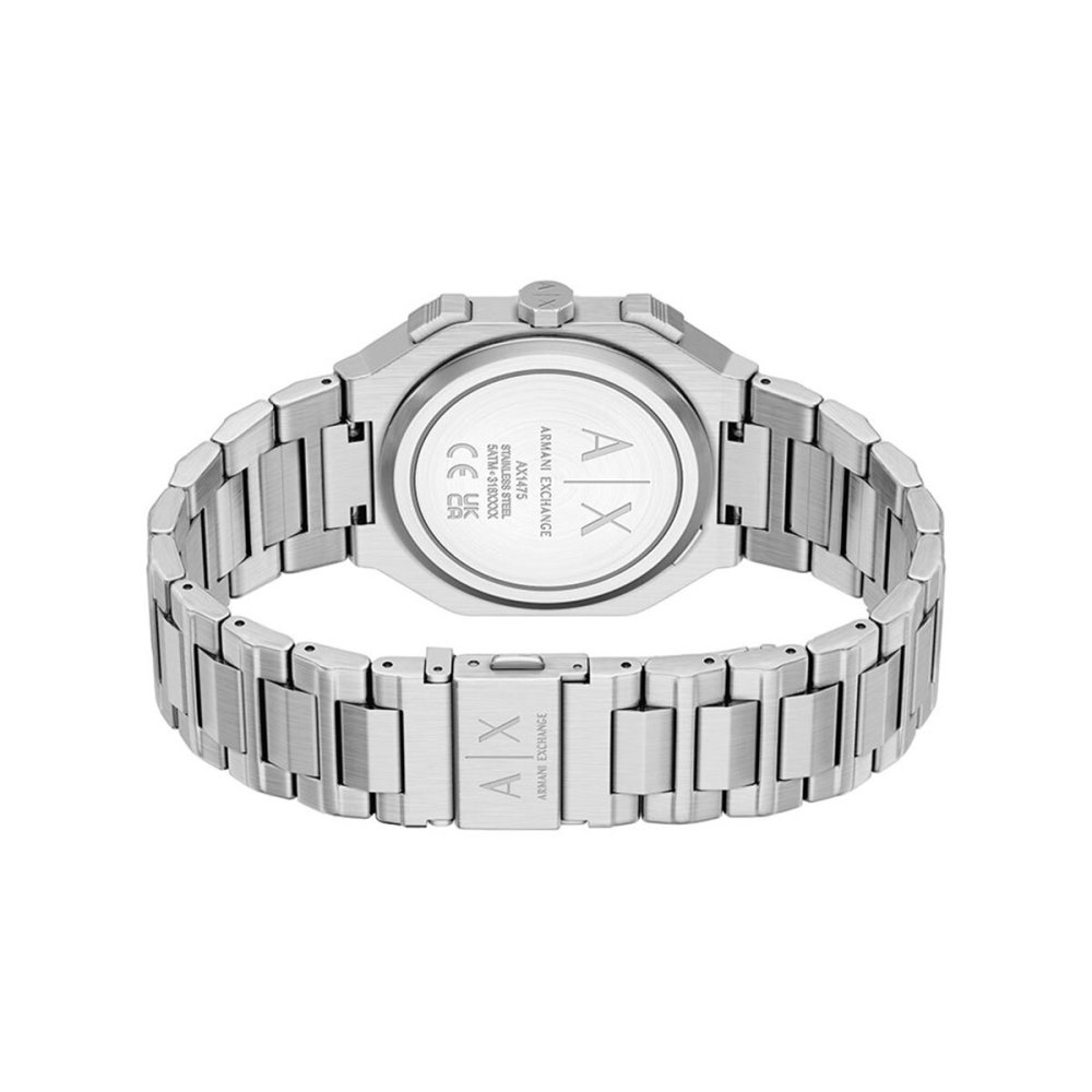 A|X アルマーニ エクスチェンジ ARMANI EXCHANGE 腕時計 メンズ デュアルタイム BASS ステンレス AX1475【2026 新作】