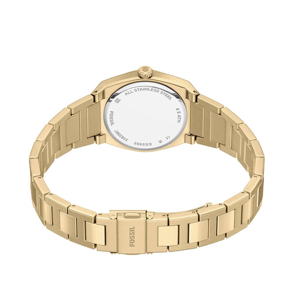 フォッシル FOSSIL 腕時計 レディース EVERETT アナログ ゴールドトーン ステンレススチールウォッチ ES5492【2026 新作】