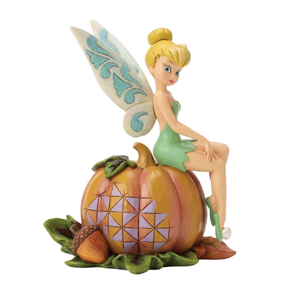 ティンカー・ベル オン パンプキン 14.6cm ピーターパン ハロウィン | ディズニー トラディションズ ジムショア グッズ フィギュア 人形 置物 彫刻 Jim Shore 正規輸入品