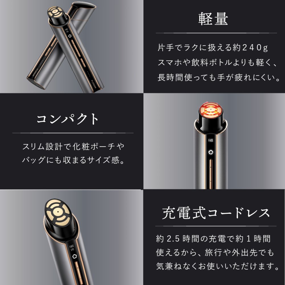 目元美顔器 ヤーマン クリアージュ アイリフトフロッサム CREAGE YA-MAN EMS RF LED アイケア 美顔器 目元ケア 口元 フェイスライン 顔 首 おでこ フェイスケア コンパクト 家庭用美容器 美容家電 女性 母 妻 美容好き 誕生日 母の日 記念日 プレゼント 美容ギフト