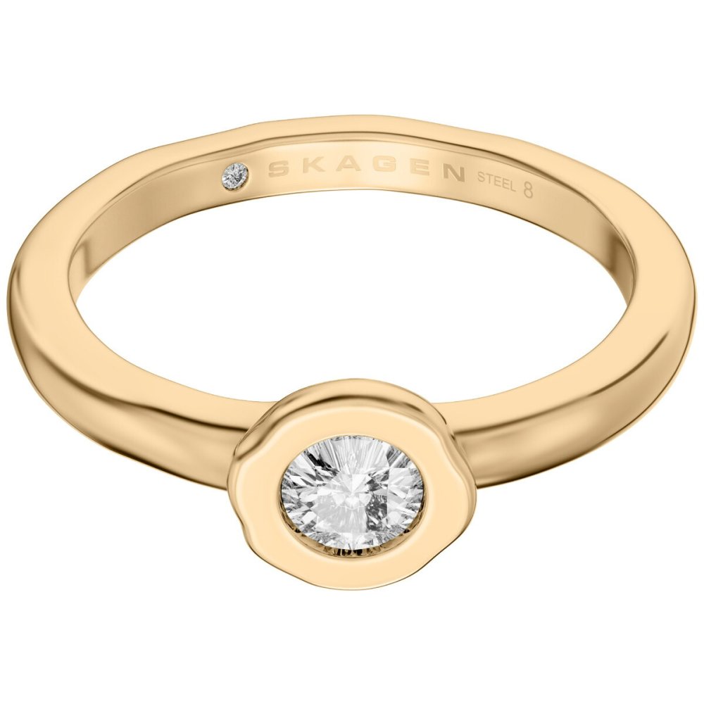 スカーゲン SKAGEN Moderne Glitz アクセサリー 指輪 リング ゴールドトーン サイズ（US）9 レディース SKJ50287109