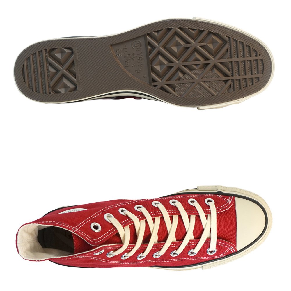 コンバース CONVERSE スニーカー メンズ レディース ハイカット キャンバス オールスター J HI クラシックレッド CANVAS ALL STAR J HI 日本製