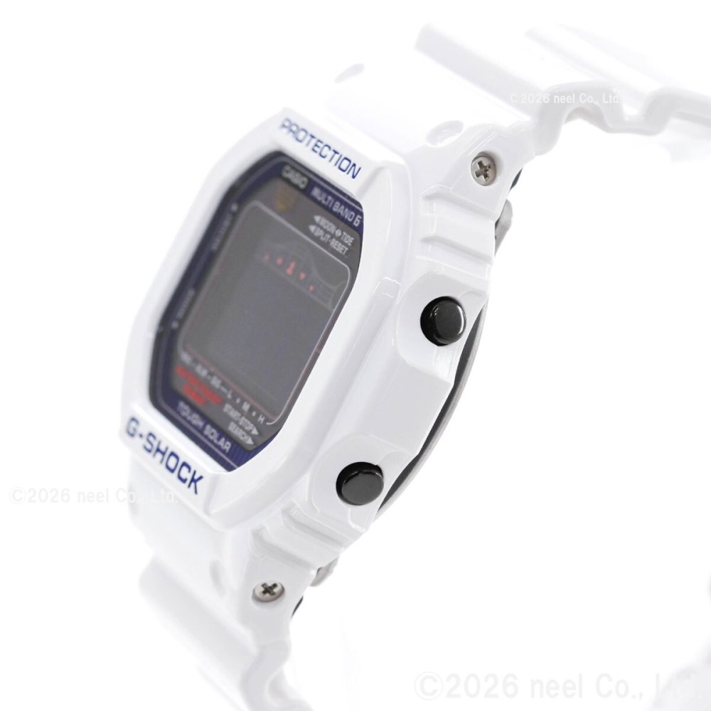 G-SHOCK 電波 ソーラー 電波時計 ホワイト 白 カシオ Gショック Gライド CASIO G-LIDE 腕時計 メンズ デジタル GWX-5600C-7JF
