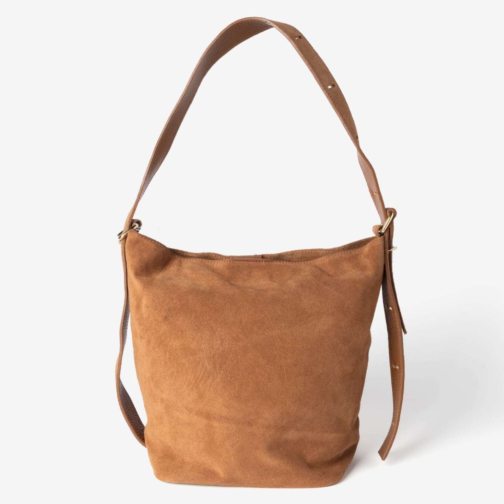 【正規品】 オウレンティ AULENTTI SHOULDER BAG ショルダーバッグ EL-L823-SCDO スエード レディース バッグ