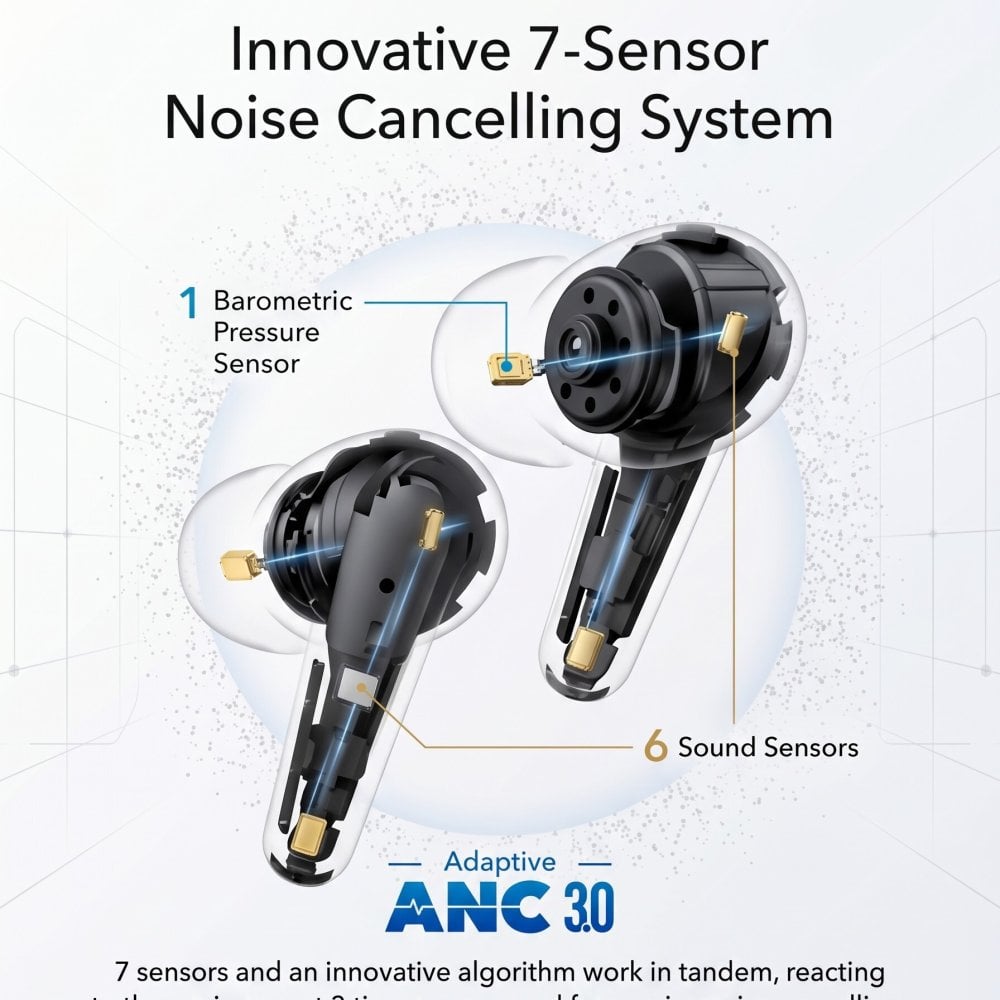 【ラッピング無料】Anker Soundcore Liberty 4 Pro A3954ZF1 ワイヤレスイヤホン 完全ワイヤレス Bluetooth 5.3 ノイズキャンセリング LDAC ハイレゾ 3Dオーディオ マルチポイント ギフト 誕生日 プレゼント ガジェット