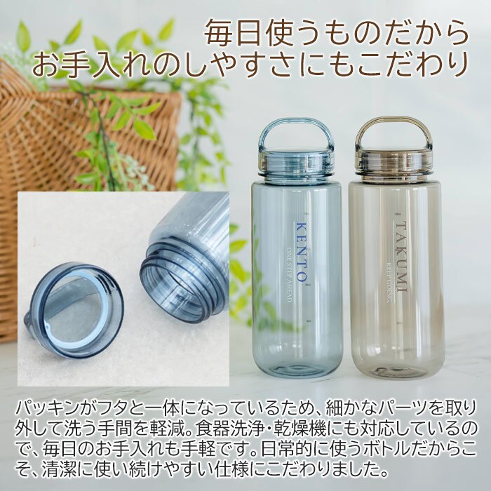 名入れ ボトル 水筒 ウォーターボトル 名入れギフト 名入れプレゼント 誕生日 卒団記念 名入れ 常温ボトル トライタン製 500ml mlte EDGE BOTTLE UV 送料無料