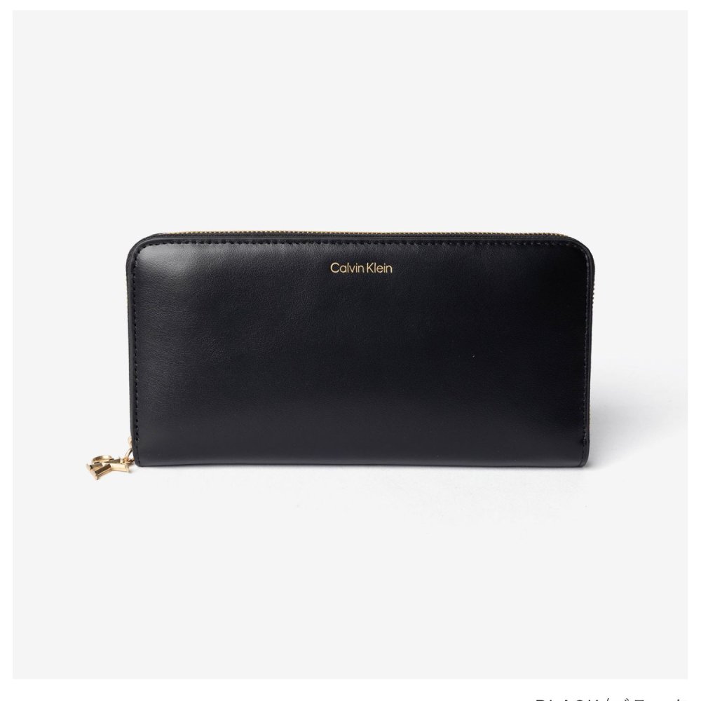 カルバンクライン Calvin Klein CK PULLER LARGE ZIP AROUND プラー ラージ ジップ アラウンドウォレット LV04F1093G 長財布 レディース 財布