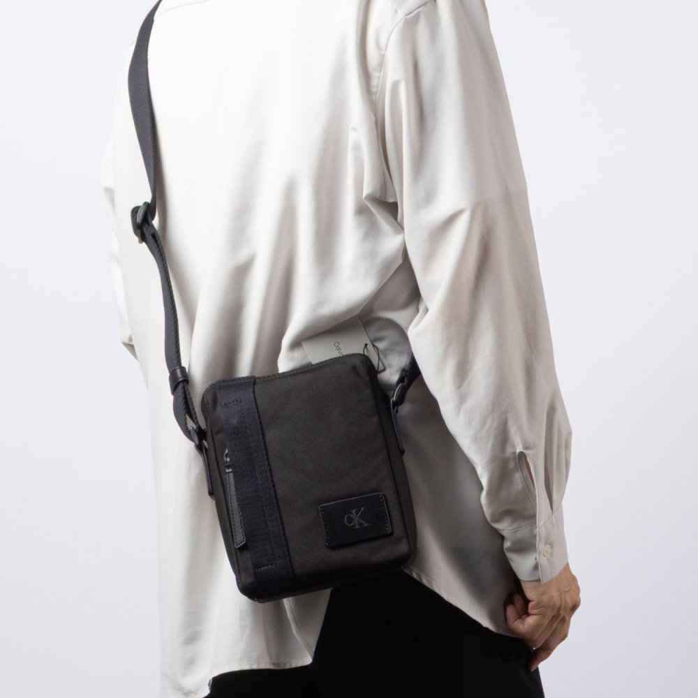 カルバンクライン Calvin Klein CANVAS MIX REPORTER キャンバス ミックス リポーター LV04D3366G ショルダーバッグ メンズ バッグ