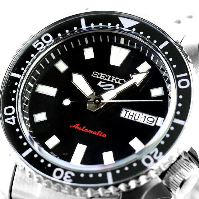 アウトレット セイコー5 スポーツ SKX Series New Design 自動巻き 腕時計 ブランド メンズ Seiko 5 Sports SBSA305 アナログ ブラック 黒 日本製